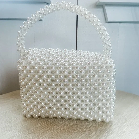 Pearl handbag/mini bag - Picture 3 of 5